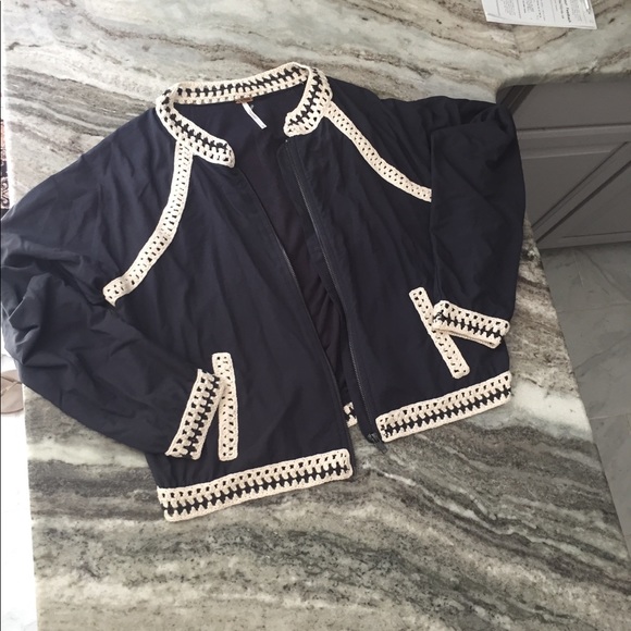 Free People Jackets & Blazers - NWOT Free People Boho Bomber Jacket